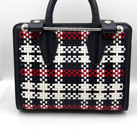 Strathberry - Nano Plaid Leather Tote - Picture 2 of 8